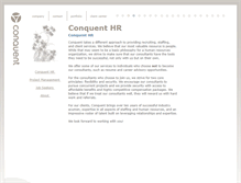 Tablet Screenshot of hr.conquent.com